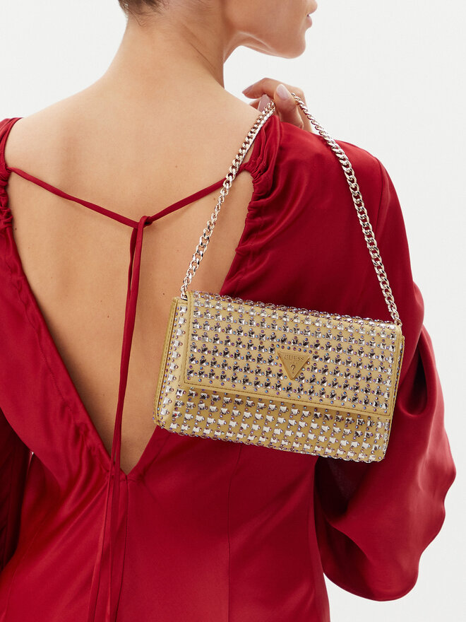 Handtasche Guess HWIG9350700 Goldfarben