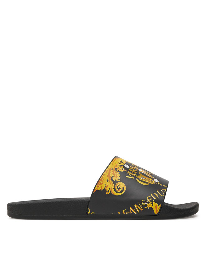 Versace Jeans Couture Klapki Versace Jeans Couture 77VA3SQ3 ZS834 Czarny