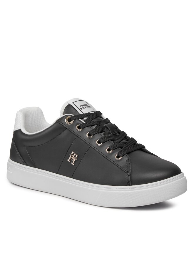 Tommy Hilfiger Сникърси Tommy Hilfiger Essential Elevated Court Sneaker FW0FW07685 Черен