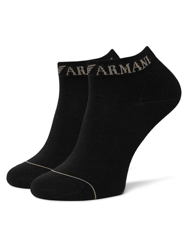 Emporio Armani 3 pár férfi bokazokni Emporio Armani EM000550 AF12276 MC061 Fekete