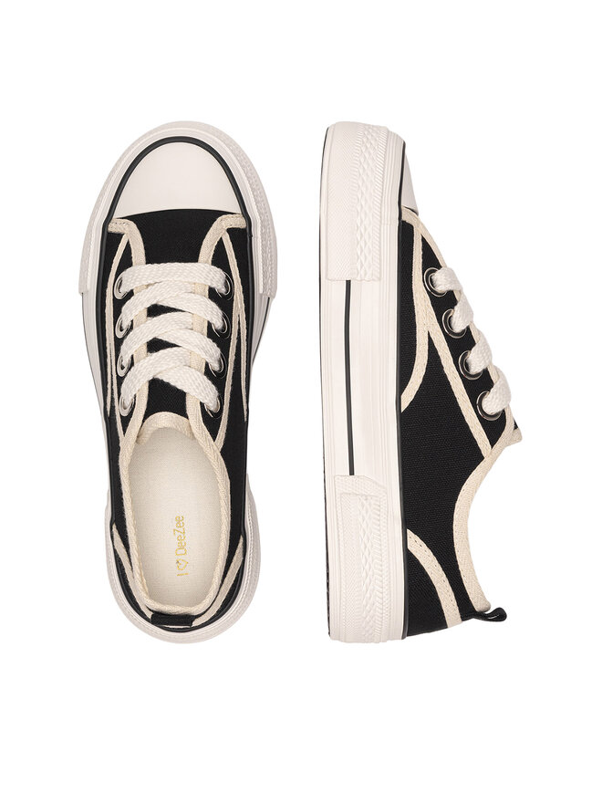 DeeZee Trampki DeeZee WFA2914-1 Czarny