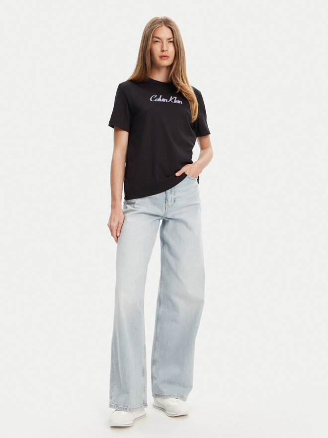 Calvin Klein Jeans Calvin Klein Jeans Camiseta Classic Logo LV047C854G Negro Regular Fit
