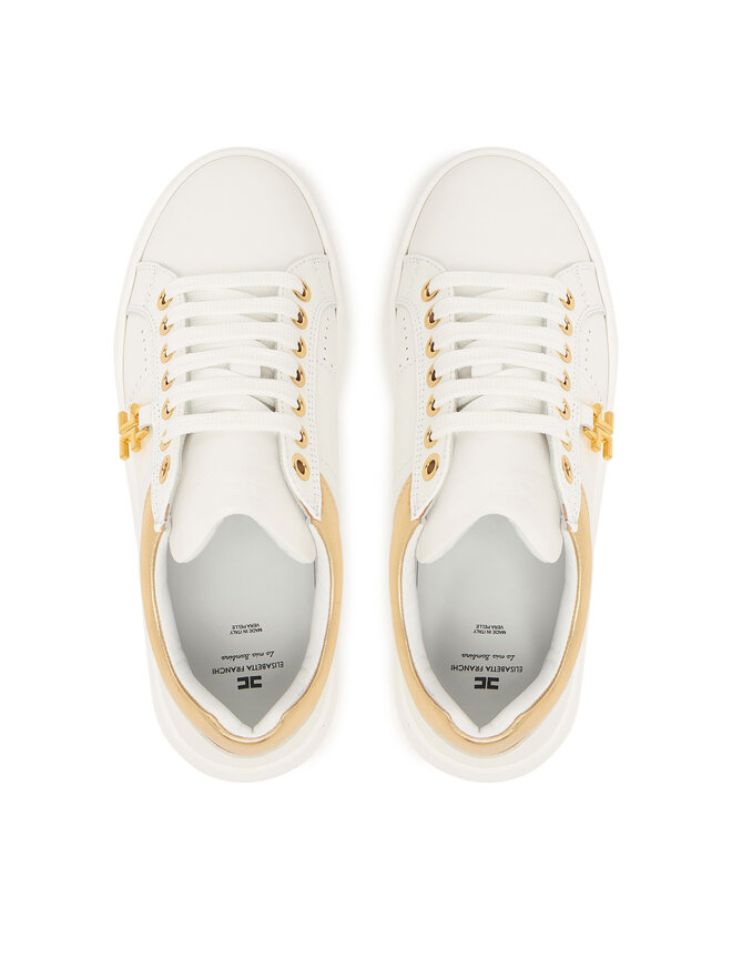 Elisabetta Franchi Снікерcи Elisabetta Franchi F4A9-E0506-0092 D Білий