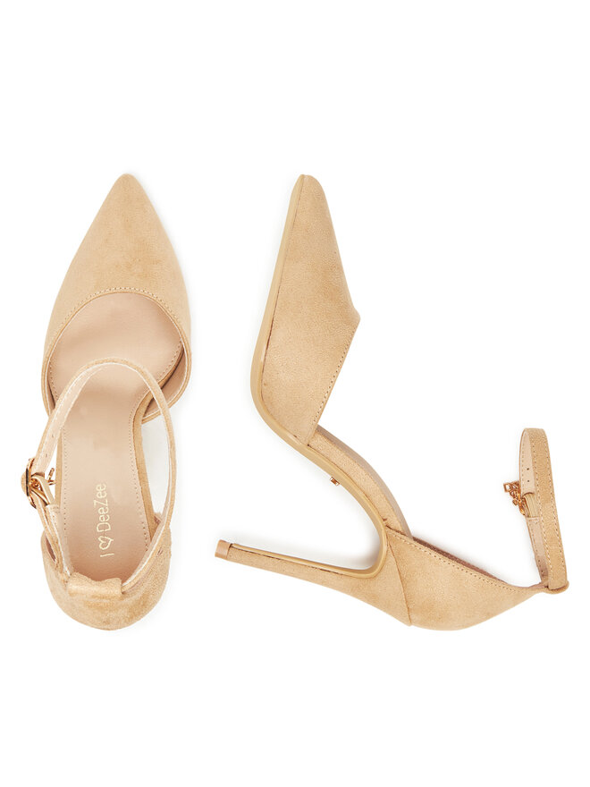 DeeZee High Heels DeeZee AJ-2639 Beige