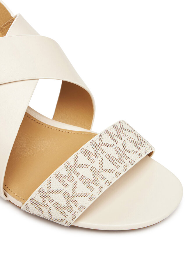 MICHAEL Michael Kors Sandały MICHAEL Michael Kors Vera 40S4VEMS1B Biały