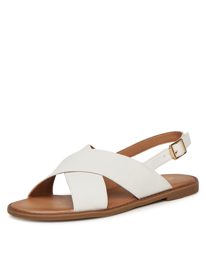 JENNY Sandały JENNY WS5551-10 Biały