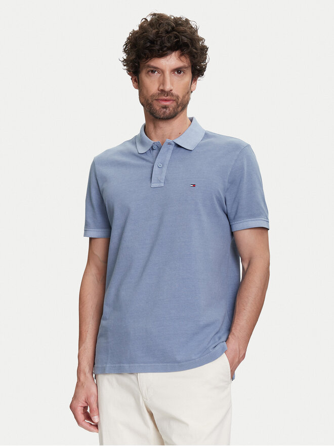 Tommy Hilfiger Tommy Hilfiger Pólóing MW0MW34757 Kék Regular Fit