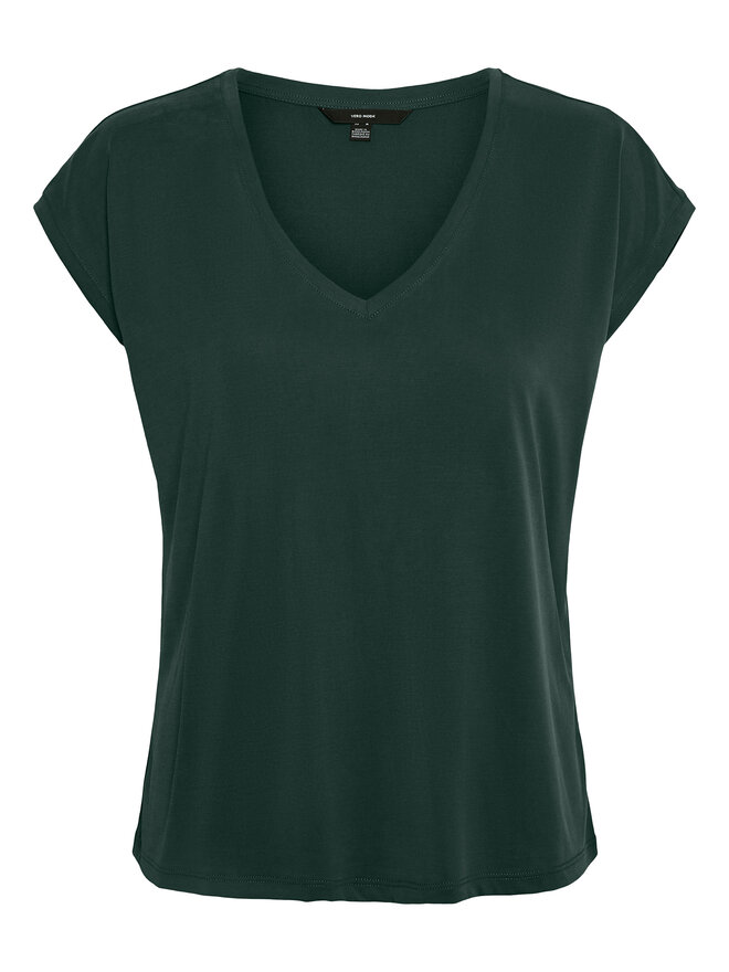 Vero Moda Vero Moda Футболка Filli 10247666 Зелений Regular Fit