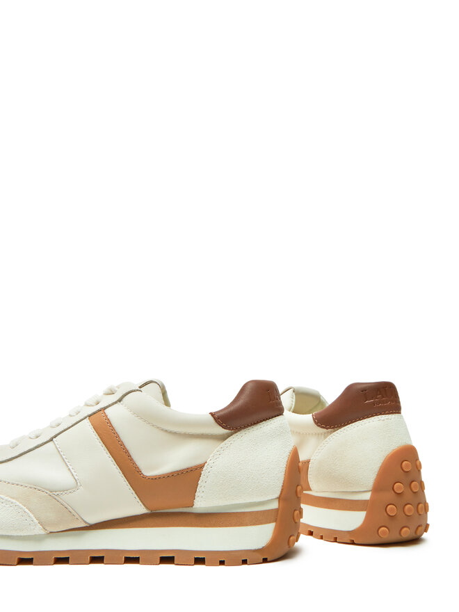 LAUREN RALPH LAUREN Sneakersy Lauren Ralph Lauren 802943462002 Béžová