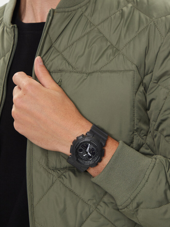 G-Shock Zegarek G-Shock GA-100-1A1ER Czarny