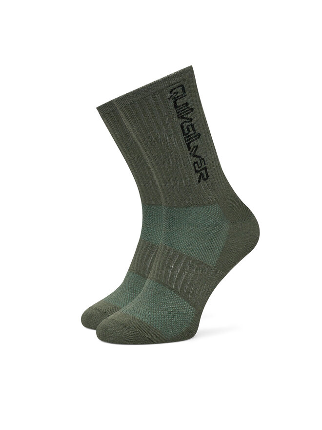 Quiksilver Skarpety Quiksilver AS_QUIKSILVER_100W_SS25 (3-PACK) Khaki
