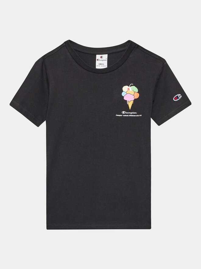 Champion Champion Marškinėliai 306373 Juoda Regular Fit