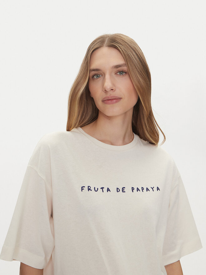 Vero Moda Vero Moda Majica Taz Hailey 10337839 Bela Regular Fit