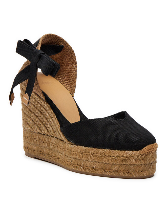 Castañer Espadrile Castañer Chiara T/8Ed/001 021458 Crna
