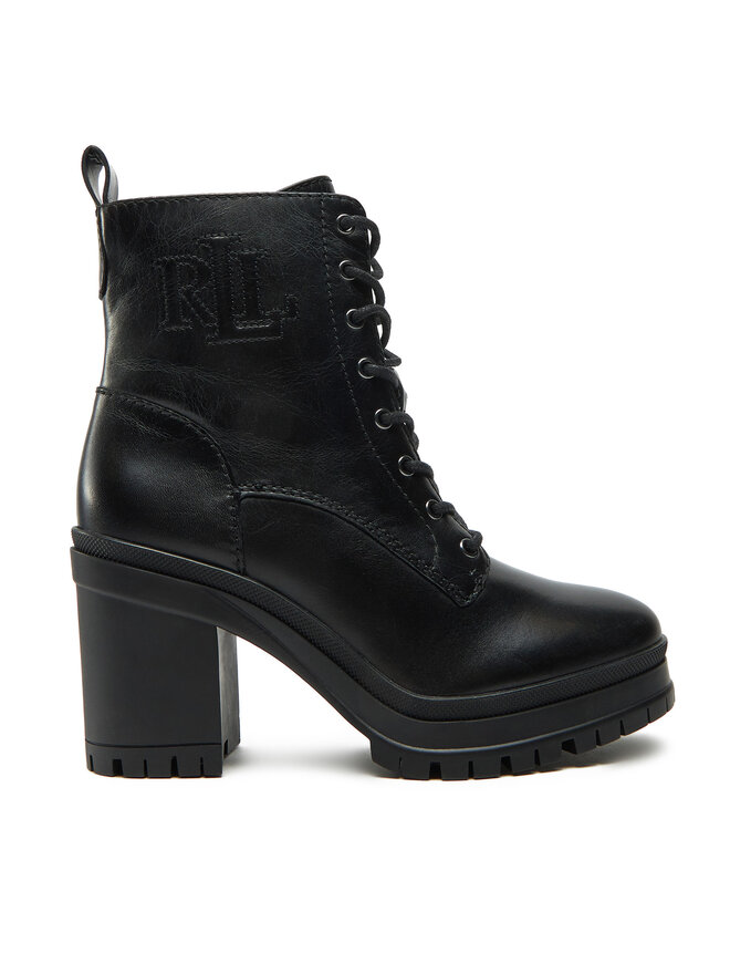 LAUREN RALPH LAUREN Polokozačky Lauren Ralph Lauren 802937826001 Černá
