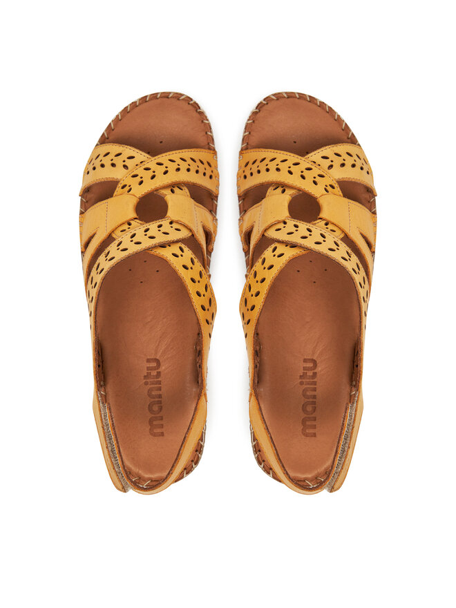 Manitu Sandalen Manitu 910278 Gelb