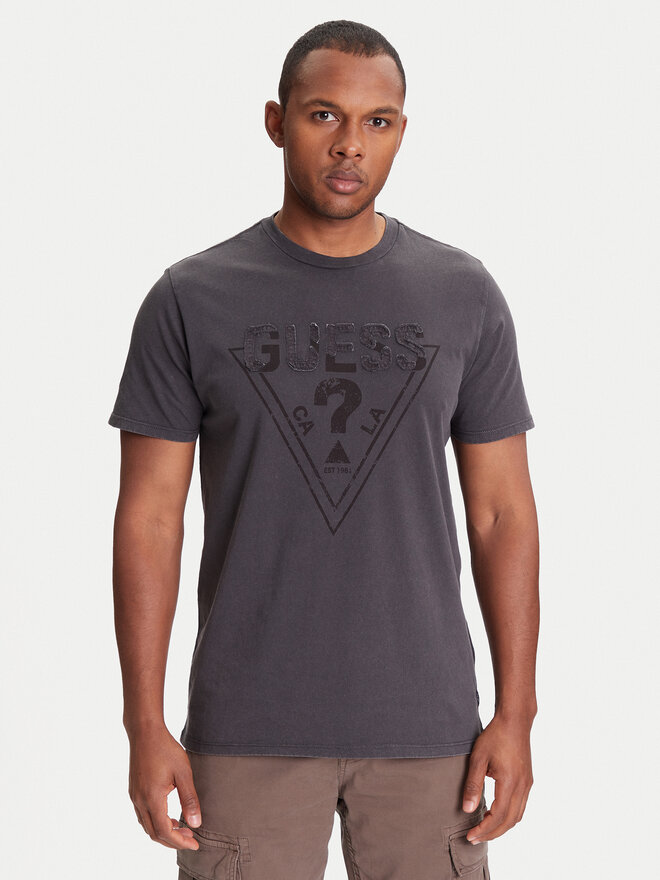 Guess Guess Футболка 176639 Чорний Classic Fit