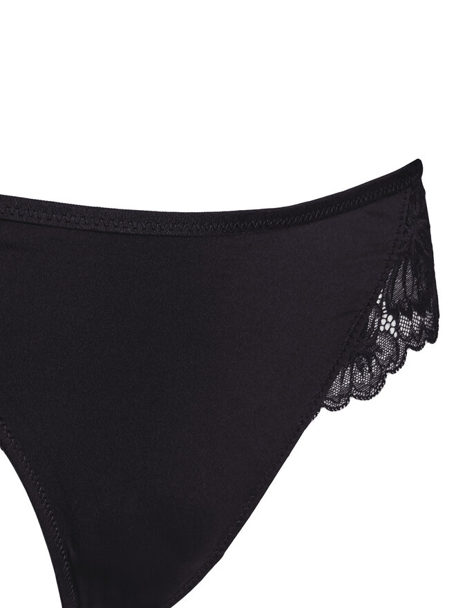 Hunkemöller Hunkemöller Стрінги Stormi 301620 Чорний