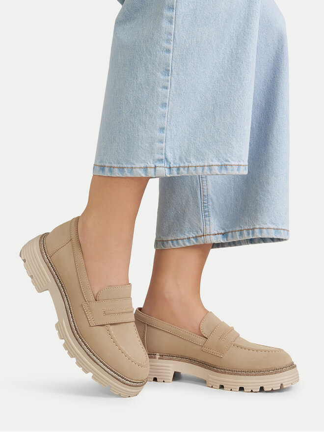 JENNY Loafersy JENNY MOLLIE WS6211-07 Beżowy