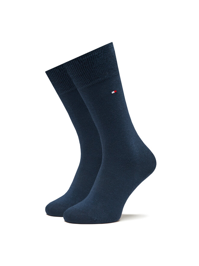 Tommy Hilfiger Set de 2 perechi de șosete lungi pentru bărbați Tommy Hilfiger 701223927 Bleumarin