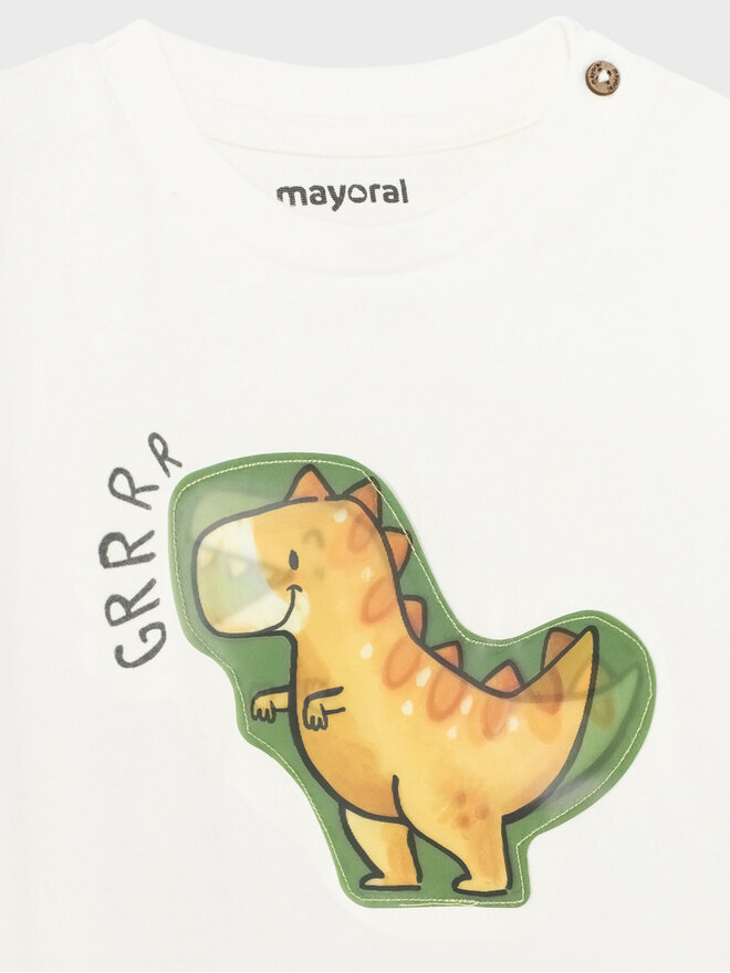 Mayoral Mayoral T-Shirt 1028 Λευκό Regular Fit
