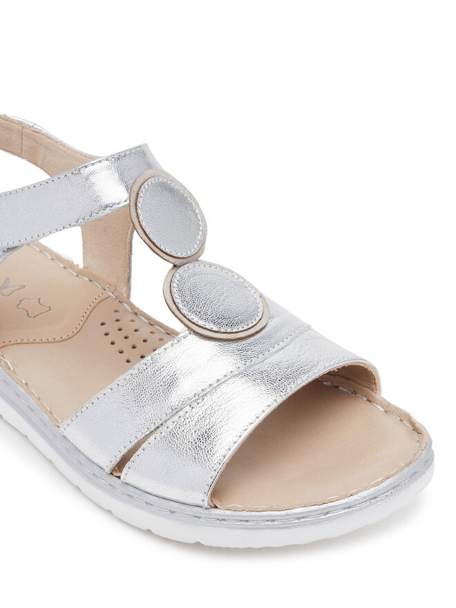 Sandali Con Zeppa Donna CAPRICE 9-28780-42 – Con Plantare Memory Foam, Larghezza G, Colore Nero