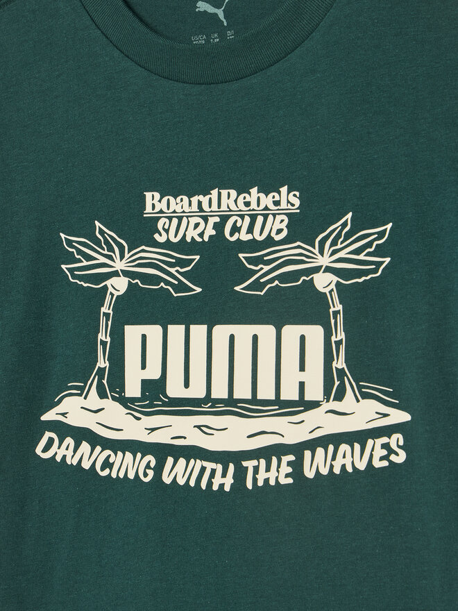 Puma Puma T-Shirt MID90S Graphic 685152 Grün Regular Fit