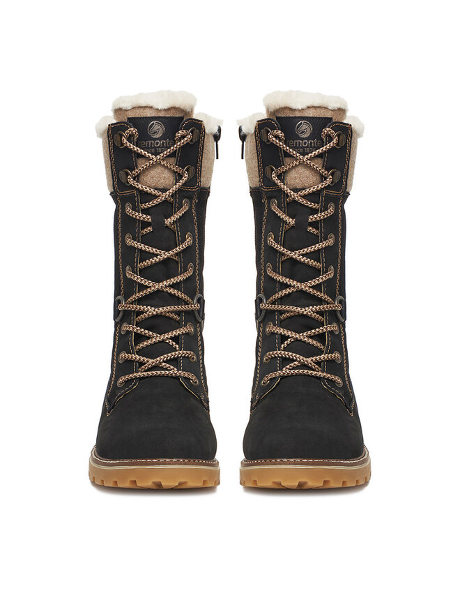 Remonte Schnürschuhe Remonte CEO-D8474-03 Schwarz