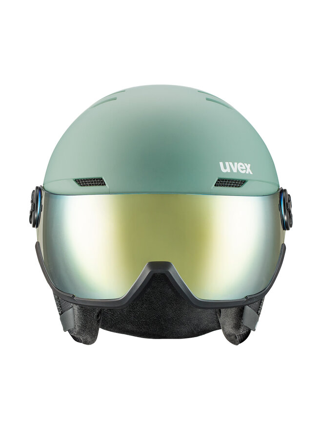 Uvex Kask narciarski Uvex Wanted Visor 56/6/262/11/05 Zielony