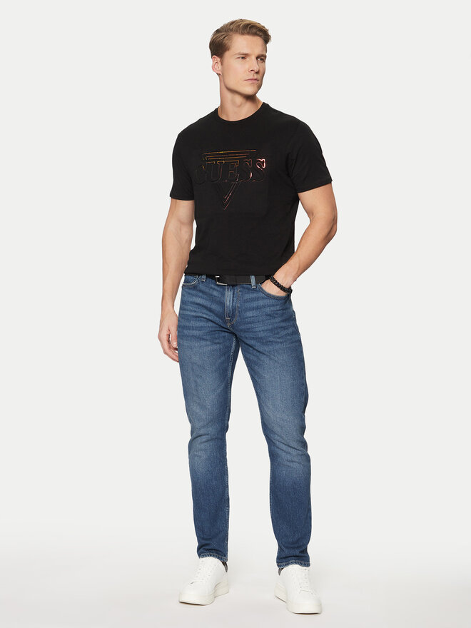Guess Guess T-shirt M5RI62 K9RM1 Crna Regular Fit