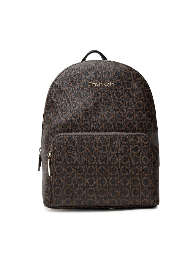 Zaino Calvin Klein Ck Must Campus Bp W Pckt Md Mono K60K608625 Marrone escarpe