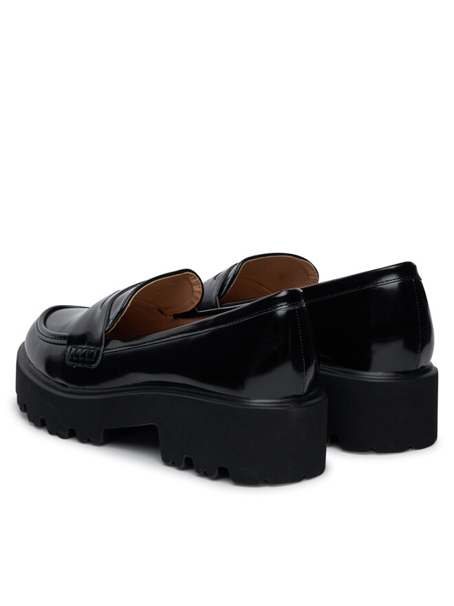 DeeZee Loafersy DeeZee 3976-1 Czarny