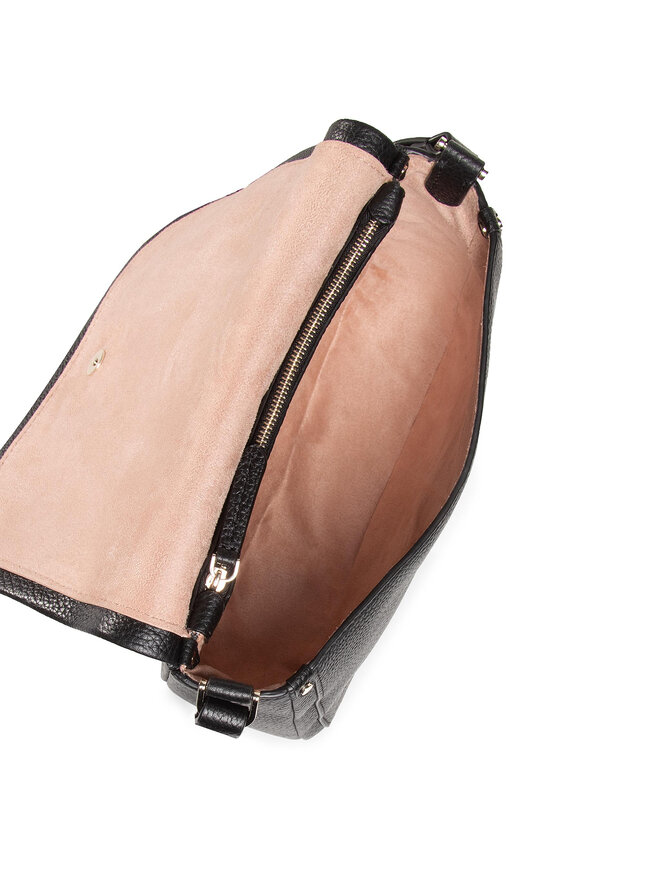 Kate Spade Ročna torba Kate Spade Large Saddle Bag PXRUB373 Črna