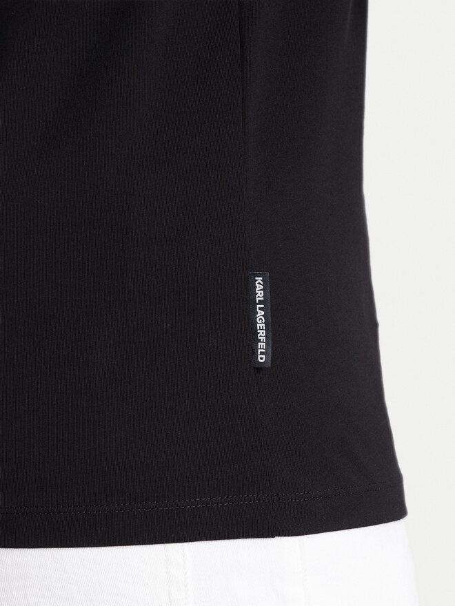 KARL LAGERFELD KARL LAGERFELD Camiseta 755041 553225 Negro Regular Fit