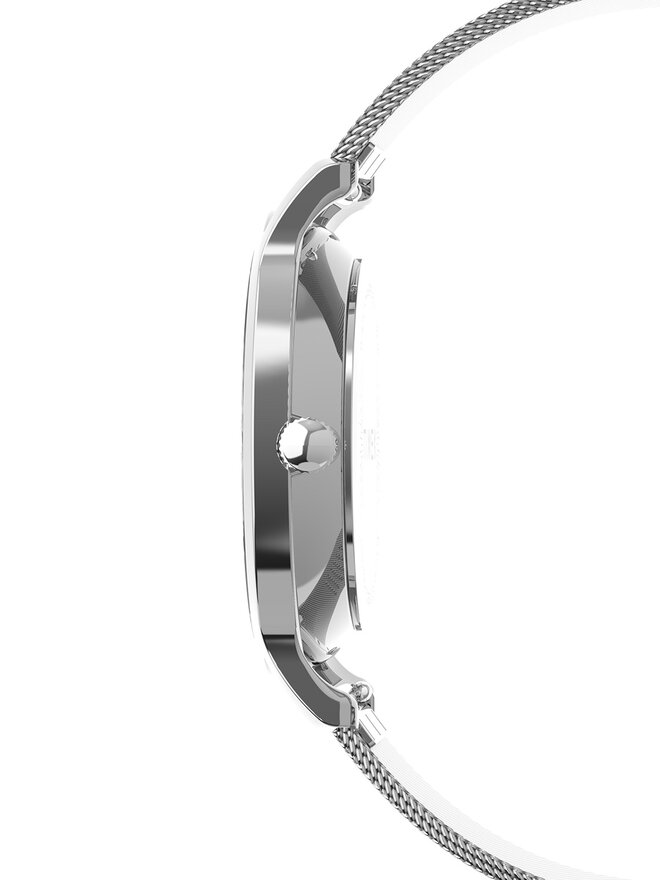 Timex Ρολόι Timex Transcend TW2Y10100 Ασημί