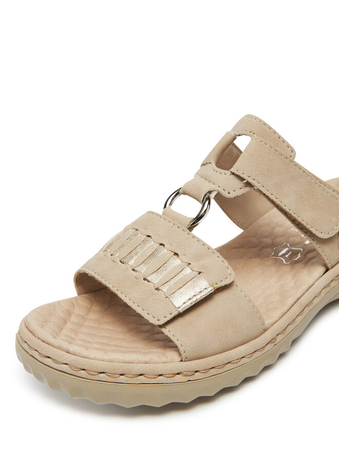 Rieker Pantoletten Rieker 60481-62 Beige