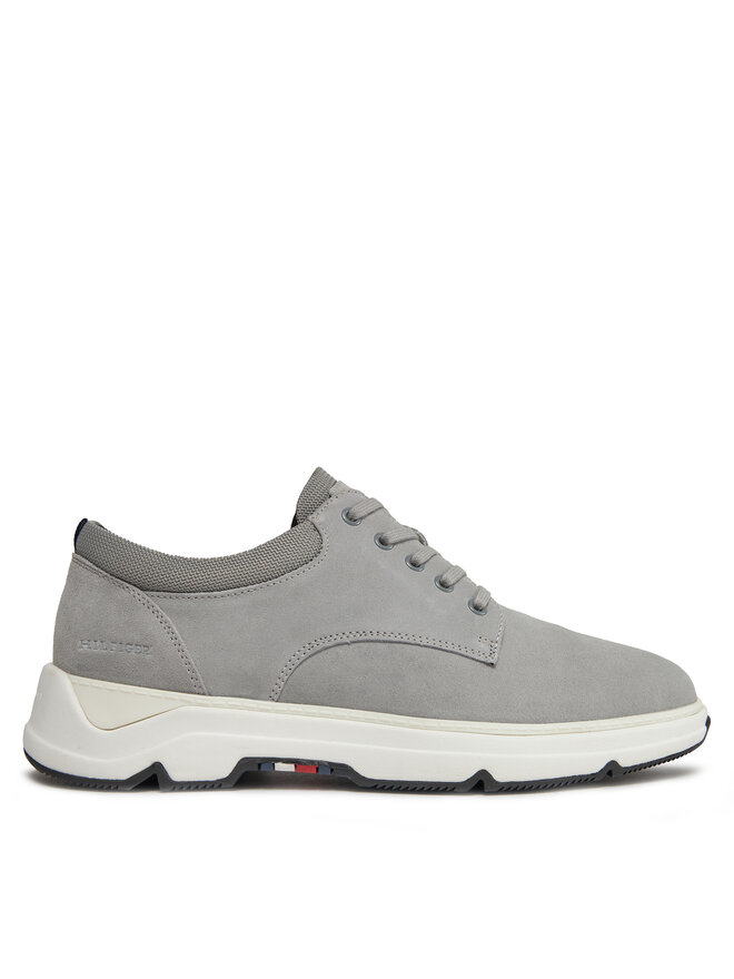 Tommy Hilfiger Sneakers Tommy Hilfiger Casual Hilfiger Hybrid Suede FM0FM04996 Argento