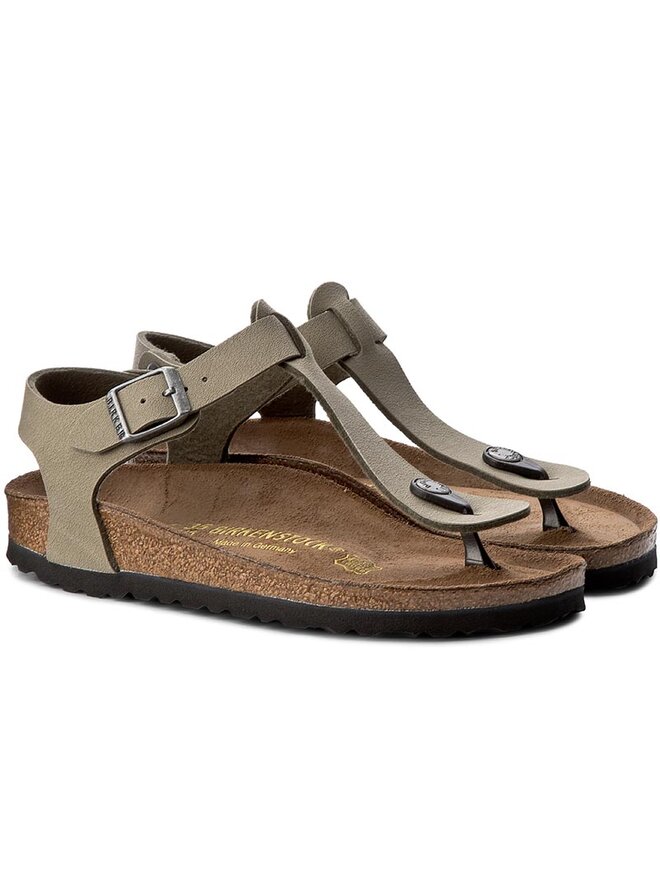 Zehentrenner Birkenstock Kairo 047213 Grun eschuhe