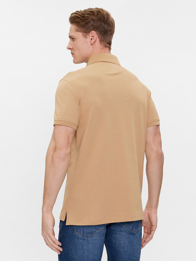 Tommy Hilfiger Tommy Hilfiger Polo majica 1985 MW0MW17771 Rjava Slim Fit