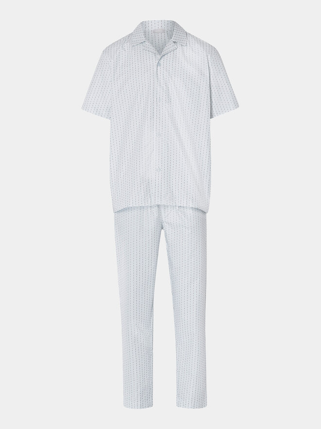 Hanro Hanro Pijama 75766 Blanco Regular Fit