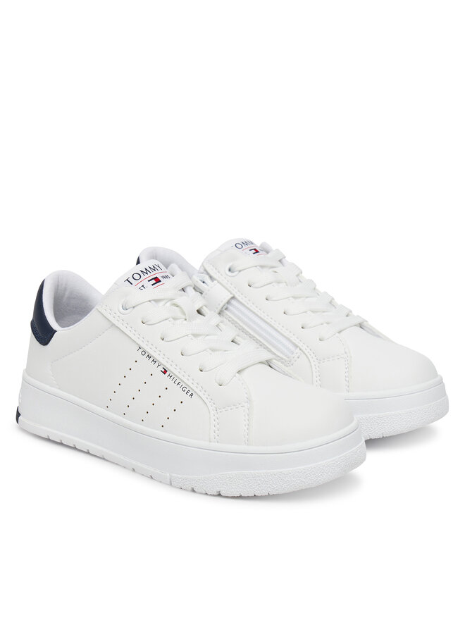 Tommy Hilfiger Αθλητικά Tommy Hilfiger Low Cut Lace-Up Sneaker T3X9-33856-1355 M Λευκό