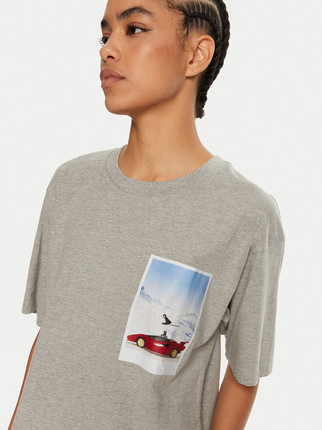 2NDDAY 2NDDAY Camiseta Arale 2245243315 Gris Oversize