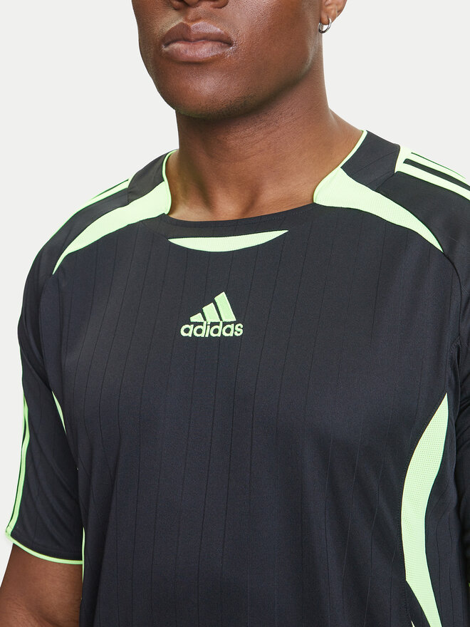 adidas adidas Marškinėliai Teamgeist adicolor JW5872 Juoda Loose Fit