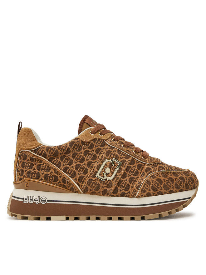 Liu Jo Sneakersy Liu Jo Maxi Wonder 71 BF4003 PX195 Hnědá