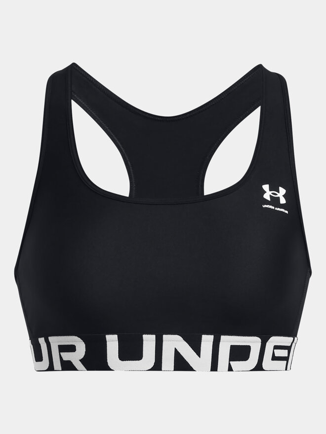 Under Armour Under Armour Špotni nedrček Ua Hg Authentics Mid Branded 1383544-001 Črna Compression Fit