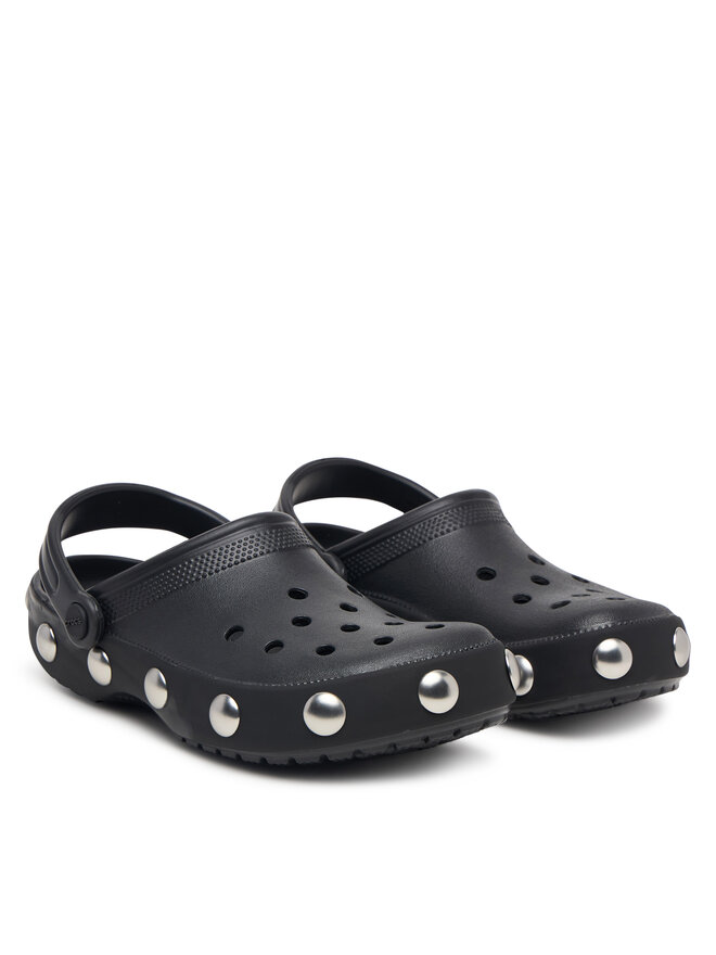 Crocs Pantoletten Crocs Classic Big Studded Clog 214236 Schwarz