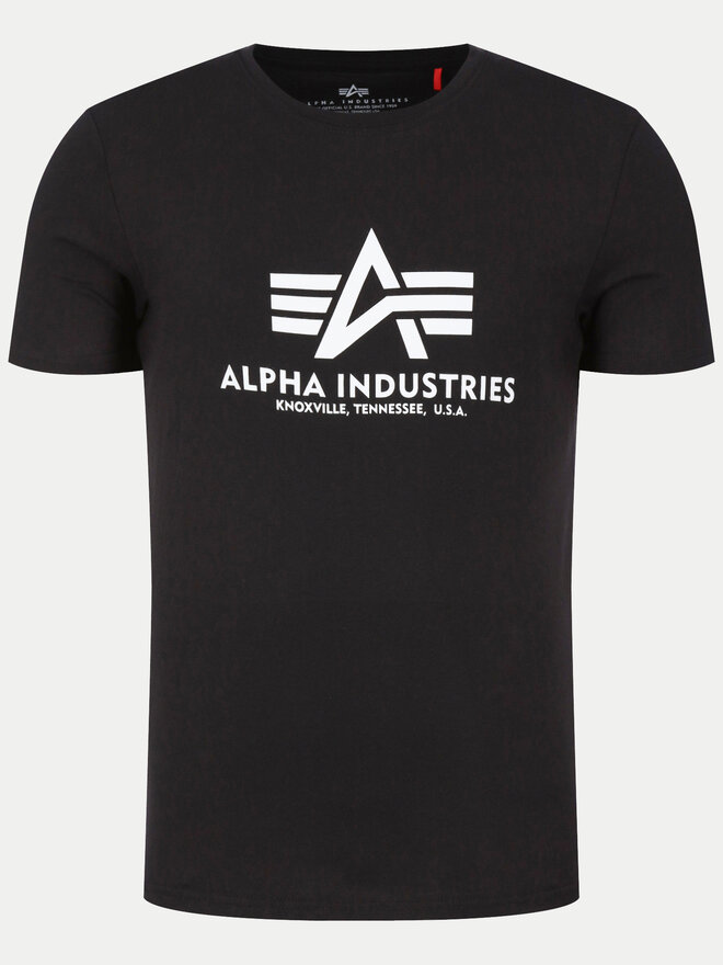 Alpha Industries Alpha Industries Camiseta Basic T-Shirt 100501 Negro Regular Fit