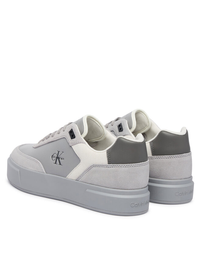 Calvin Klein Sneakers Calvin Klein Prime Cupsole Laceup Lth-Su Ml HM0HM02449 Grau