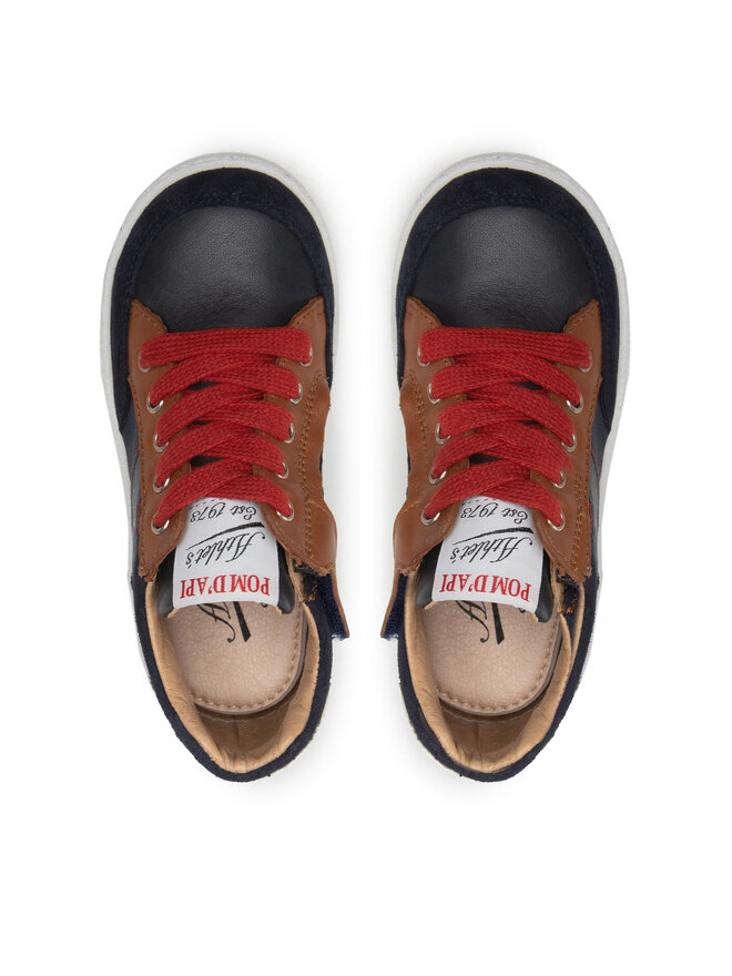 Sneakers Pom d'Api Mousse Racing N1SECP0401 Dunkelblau | eschuhe.de