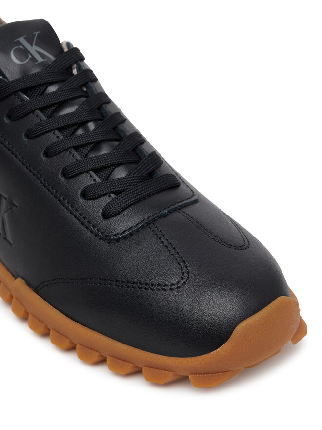 Calvin Klein Jeans Αθλητικά Calvin Klein Jeans Low Profile Runner Mg Lth Mix YW0YW01847 Μαύρο